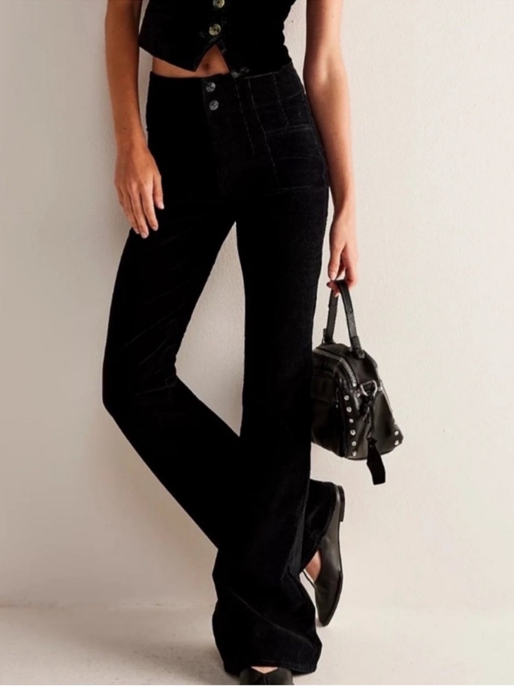 NWT Free People Jayde Cord High Rise Flare